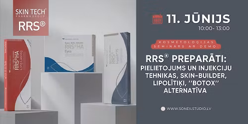 RRS\u00ae PREPAR\u0100TI: pielietojums un injekciju tehnikas, Skin-Builder, lipol\u012bti\u0137i, \u2019\u2019botox\u2019\u2019 alternat\u012bva