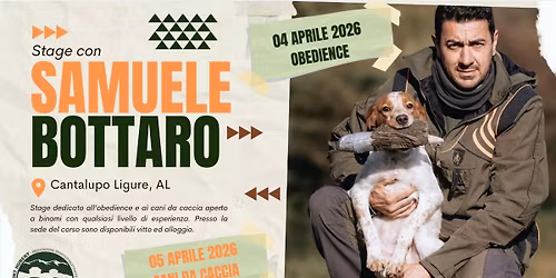 Obedience e cani da caccia con Samuele Bottaro