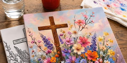 Cross & Wildflowers Paint Party
