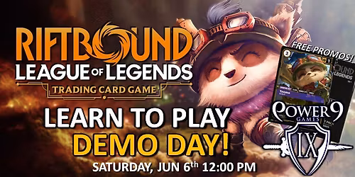 Riftbound TCG: Learn to Play - Demo Day!