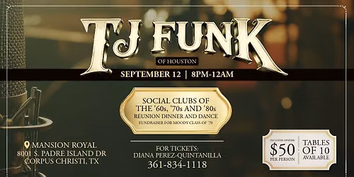 Social Clubs of the '60s, '70s, and '80s Reunion Dinner and Dance