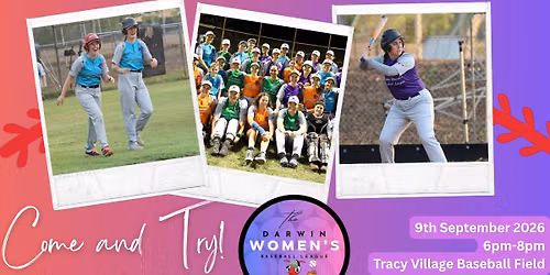 Darwin Women's Baseball League - Come N Try Night!
