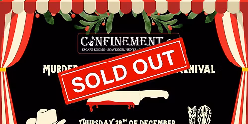 Christmas Murder Mystery & Dinner | Thursday 18th December