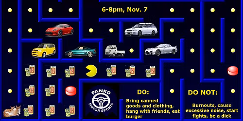 Panko Motorsports Food Drive and Popup Meet