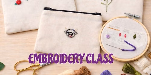 Embroidery class at NautiMi on the River-Pinckney 
