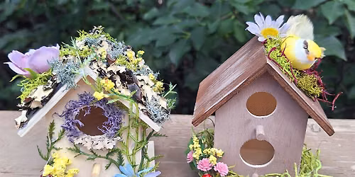 Miniature decorative bird house