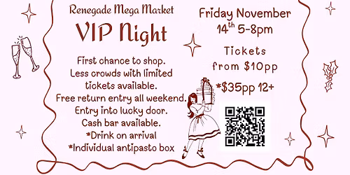 VIP NIGHT Renegade Handmade Mega Market 2025