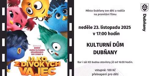 JAKO Z DIVOK\u00ddCH VAJEC - PROM\u00cdT\u00c1N\u00cd PRO D\u011aTI