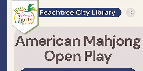 American Mahjong Open Play - August 2026