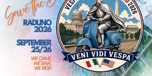 VCDC RADUNO 2026 - VENI, VIDI, VESPA!