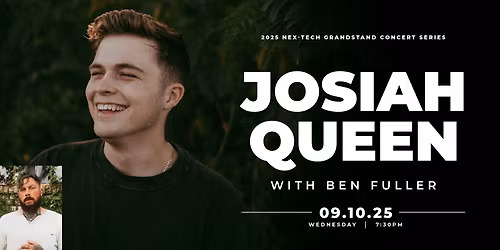 Josiah Queen with Ben Fuller at Iowa State Fair