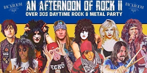 LEEDS An Afternoon of Rock II - Rock\/Metal for the over 30s: 3pm-7pm, 5th September