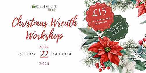 🎄 Christmas Wreath Making Workshop🎄