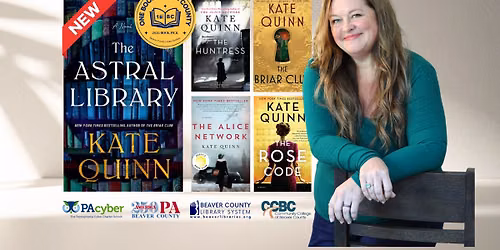An Evening with Kate Quinn: One Book Beaver County Event
