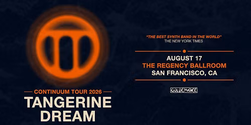 TANGERINE DREAM - CONTINUUM TOUR 2026