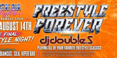 THE FAREWELL TOUR | THE FINAL FREESTYLE NIGHT @ 573 SMITHTOWN BYPASS
