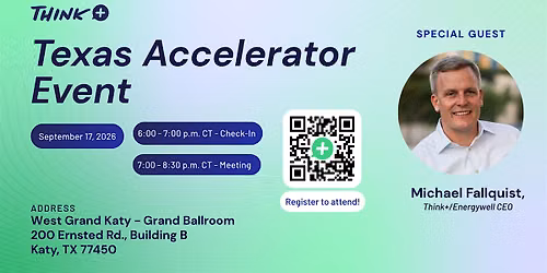 Texas Accelerator Event | Energy Solutions + Home Battery Technology