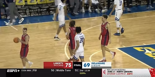 Liberty Flames vs. Delaware Blue Hens