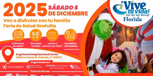 Feria de Salud - \u00a1Vive tu vida! Get Up! Get Moving!