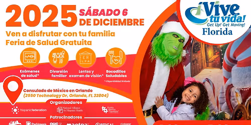 Feria de Salud - \u00a1Vive tu vida! Get Up! Get Moving!