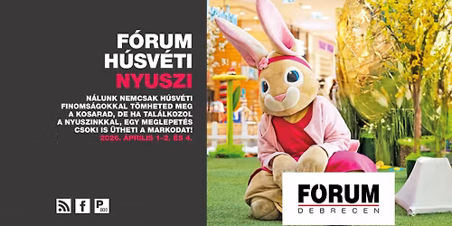 H\u00fasv\u00e9ti meglepet\u00e9s nyuszi a F\u00d3RUM-ban! 