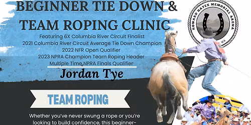 Youth Calf Roping & Team Roping Clinic
