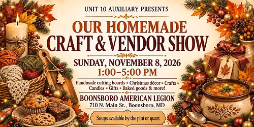 Auxiliary Unit 10's Craft & Vendor Show 