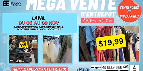 \ud83d\udd25 VENTE EXCEPTIONNELLE DE ROBES, CHAUSSURES & JOUET \ud83d\udd25 Rabais de -50 % \u00e0 -80 % \ud83d\udd25 4 jours seulement