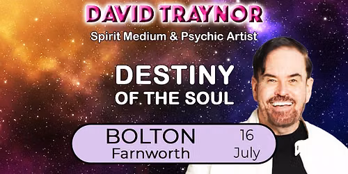 A fun evening of mediumship & psychic art in Farnworth, Bolton with David Traynor.