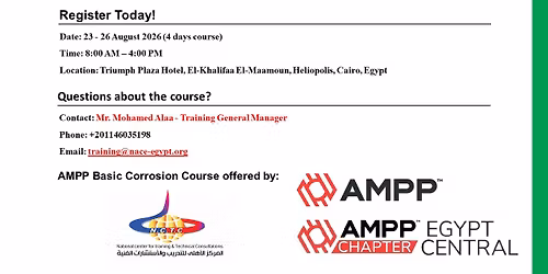 AMPP; Basic Corrosion Course