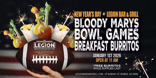 New Year's Day At The Legion Bar and Grill
