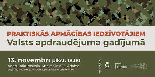 Praktisk\u0101s apm\u0101c\u012bbas iedz\u012bvot\u0101jiem valsts apdraud\u0113juma gad\u012bjum\u0101