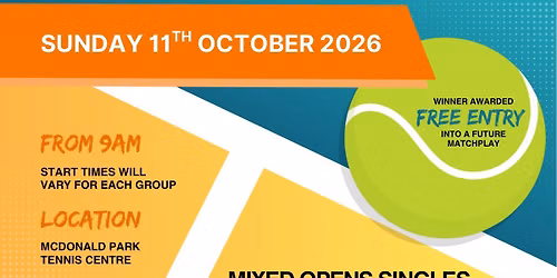 Shellharbour City Tennis - Matchplay #6
