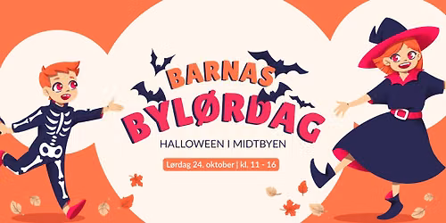 Barnas Byl\u00f8rdag - Halloween i Midtbyen
