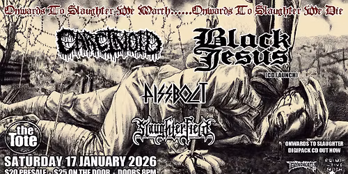 Black Jesus - Onwards To Slaughter CD Launch