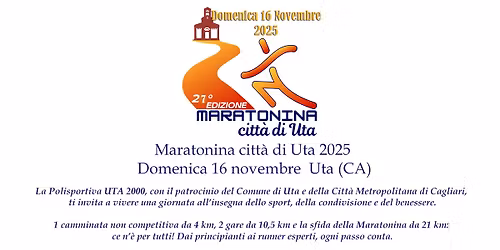 XXVII Maratonina citt\u00e0 di UTA