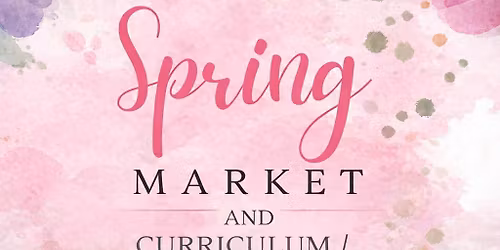 Spring Market and Curriculum \/ Book Sale