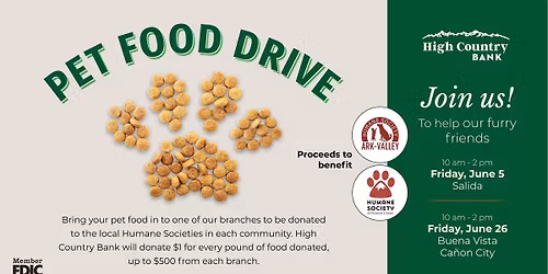Pet Food Drive