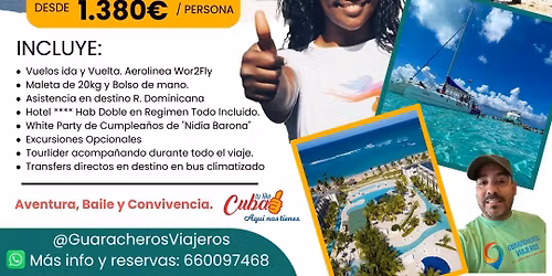 Punta Cana Salsa Tour by Guaracheros Viajeros "Especial Cumplea\u00f1os"