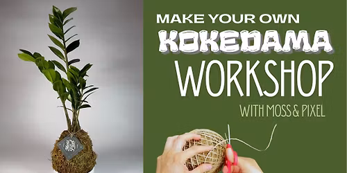 Kokedama Workshop ft. Moss & Pixel