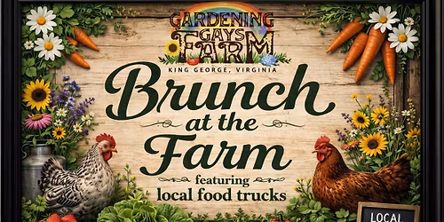 Brunch at the farm featuring Willie's Waffles food truck