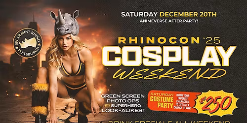 Rhinocon \u201925 Cosplay Weekend @ Spearmint Rhino Pittsburgh