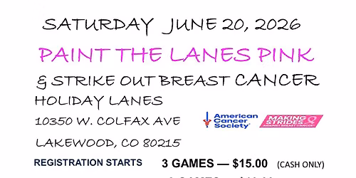 4th Annual Paint The Lanes Pink & Strike Out Breast Cancer