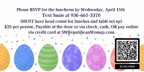 Regular APRIL 2026 Luncheon 