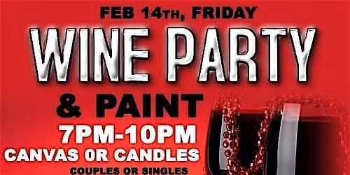 Valentines Day ( Paint Party ) Canvas & Candles @phiri