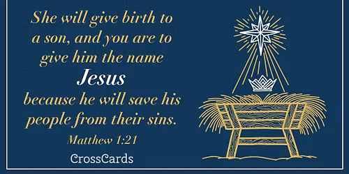 Bonus Verse Sunday - Matthew 1: 21