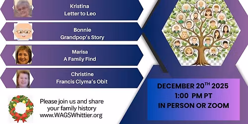 Monthly Hybrid Meeting - WAGS Members " Show & Tell"