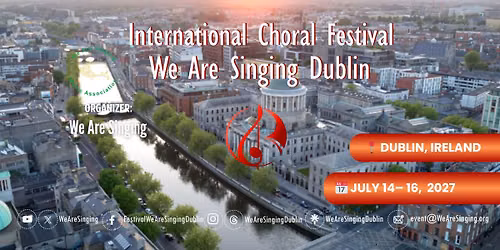 We Are Singing Dublin 2027 International Choral Festival