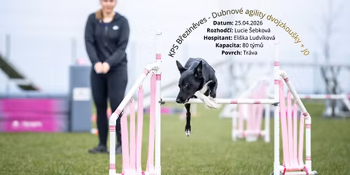 Praha- KPS B\u0159ezin\u011bves - Dubnov\u00e9 agility dvojzkou\u0161ky + J0
