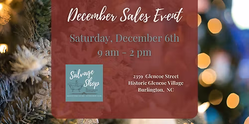 December Sales Event